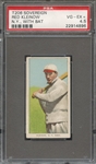 1909-11 T206 SOVEREIGN RED KLEINOW N.Y., WITH BAT PSA VG-EX+ 4.5