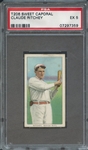 1909-11 T206 SWEET CAPORAL CLAUDE RITCHEY PSA EX 5