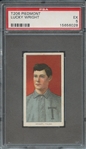 1909-11 T206 PIEDMONT LUCKY WRIGHT PSA EX 5