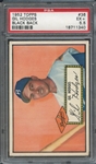 1952 TOPPS 36 GIL HODGES BLACK BACK PSA EX+ 5.5