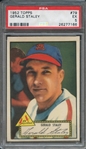 1952 TOPPS 79 GERALD STALEY PSA EX 5