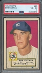 1952 TOPPS 85 BOB KUZAVA PSA VG-EX 4