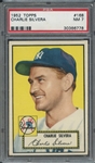 1952 TOPPS 168 CHARLIE SILVERA PSA NM 7