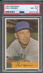 1954 BOWMAN 13 PAUL MINNER PSA NM-MT 8