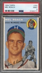 1954 TOPPS 181 MEL ROACH PSA MINT 9