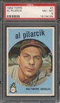 1959 TOPPS 7 AL PILARCIK PSA NM-MT 8