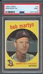 1959 TOPPS 41 BOB MARTYN PSA MINT 9