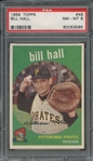 1959 TOPPS 49 BILL HALL PSA NM-MT 8