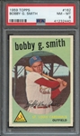 1959 TOPPS 162 BOBBY G. SMITH PSA NM-MT 8