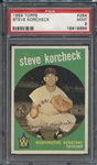 1959 TOPPS 284 STEVE KORCHECK PSA MINT 9