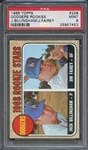 1968 TOPPS 228 DODGERS ROOKIES J.BILLINGHAM/J.FAIREY PSA MINT 9