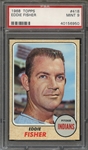 1968 TOPPS 418 EDDIE FISHER PSA MINT 9