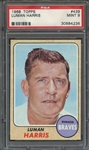 1968 TOPPS 439 LUMAN HARRIS PSA MINT 9