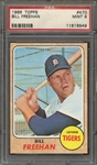 1968 TOPPS 470 BILL FREEHAN PSA MINT 9