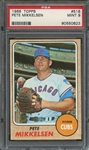 1968 TOPPS 516 PETE MIKKELSEN PSA MINT 9