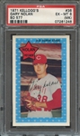 1971 KELLOGGS 36 GARY NOLAN SO 577 PSA EX-MT 6 (MK)