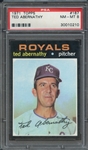 1971 TOPPS 187 TED ABERNATHY PSA NM-MT 8