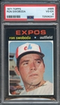 1971 TOPPS 665 RON SWOBODA PSA VG-EX 4