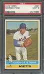 1976 TOPPS 567 GEORGE STONE PSA MINT 9