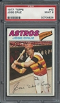 1977 TOPPS 42 JOSE CRUZ PSA MINT 9