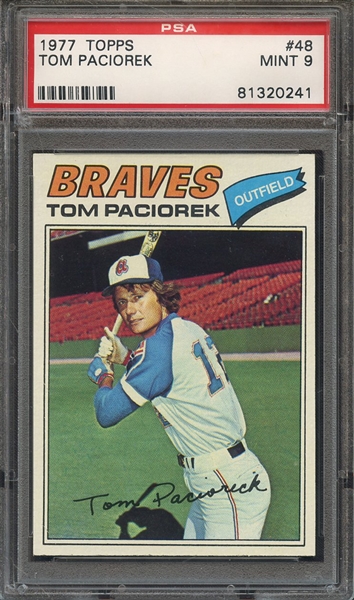 1977 TOPPS 48 TOM PACIOREK PSA MINT 9