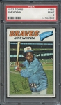 1977 TOPPS 165 JIM WYNN PSA MINT 9