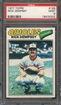 1977 TOPPS 189 RICK DEMPSEY PSA MINT 9