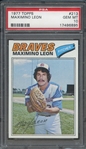 1977 TOPPS 213 MAXIMINO LEON PSA GEM MT 10
