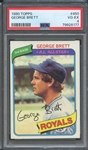 1980 TOPPS 450 GEORGE BRETT PSA VG-EX 4