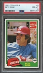 1981 COCA-COLA 8 PETE ROSE PSA NM-MT 8