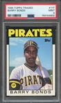 1986 TOPPS TRADED 11T BARRY BONDS PSA MINT 9