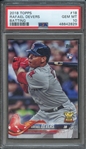 2018 TOPPS 18 RAFAEL DEVERS PSA GEM MT 10