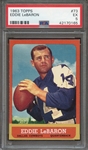1963 TOPPS 73 EDDIE LeBARON PSA EX 5