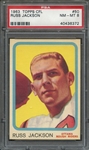 1963 TOPPS CFL 50 RUSS JACKSON PSA NM-MT 8