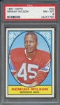 1967 TOPPS 30 NEMIAH WILSON PSA NM-MT 8