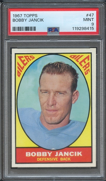 1967 TOPPS 47 BOBBY JANCIK PSA MINT 9