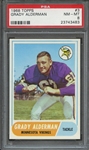 1968 TOPPS 3 GRADY ALDERMAN PSA NM-MT 8