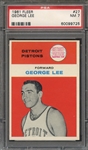 1961 FLEER 27 GEORGE LEE PSA NM 7