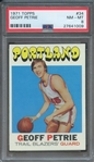 1971 TOPPS 34 GEOFF PETRIE PSA NM-MT 8