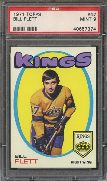 1971 TOPPS 47 BILL FLETT PSA MINT 9