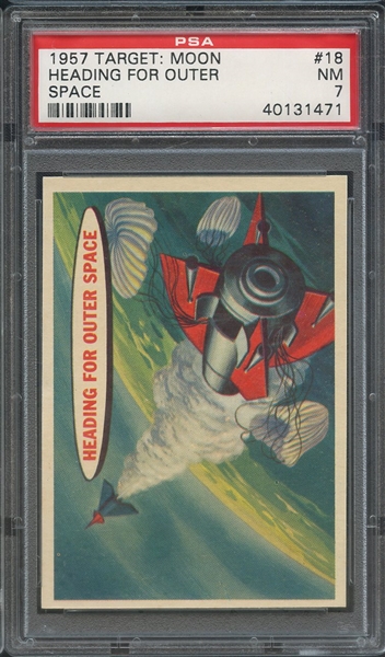 1957 TARGET: MOON 18 HEADING FOR OUTER SPACE PSA NM 7