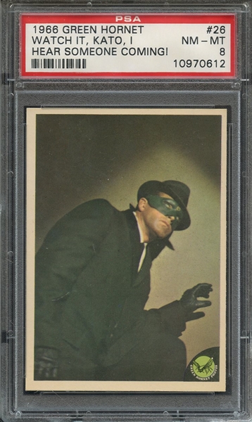 1966 GREEN HORNET 26 WATCH IT, KATO, I HEAR SOMEONE COMING! PSA NM-MT 8