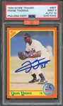 1990 SCORE TRADED 86T SIGNED FRANK THOMAS PSA MINT 9 PSA/DNA AUTO 10 MBA BRONZE