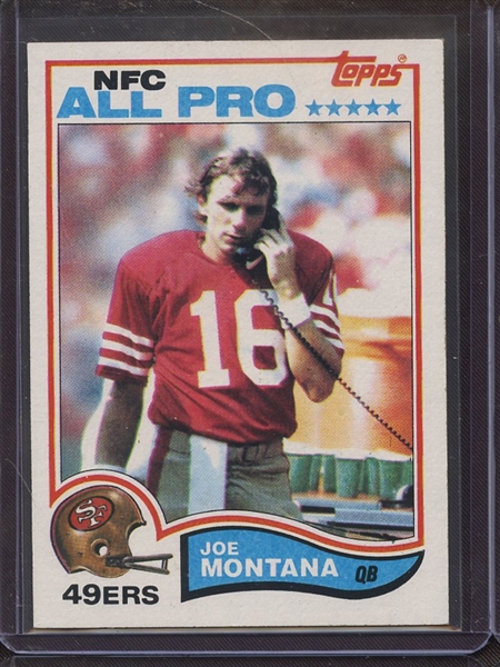 1982 TOPPS 488 JOE MONTANA NM-MT