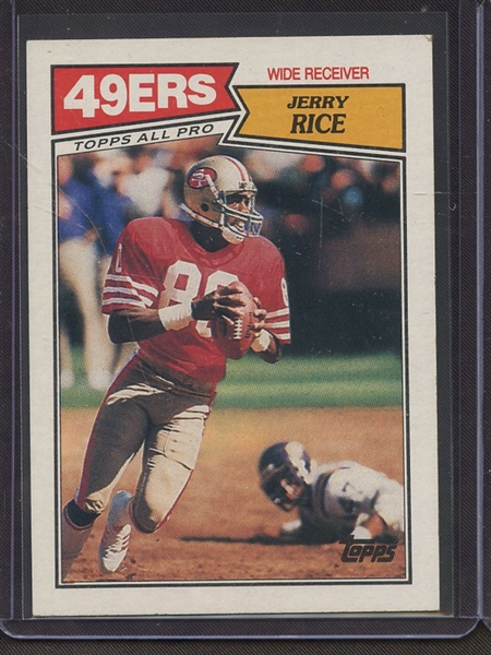 1987 TOPPS 115 JERRY RICE EX