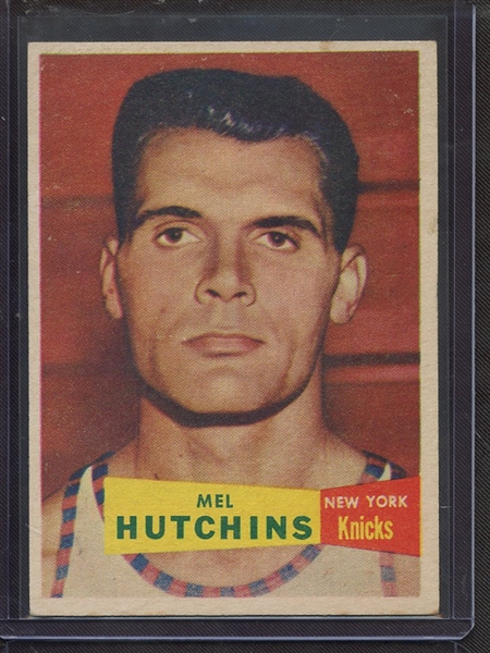 1957 TOPPS 46 MEL HUTCHINS EX