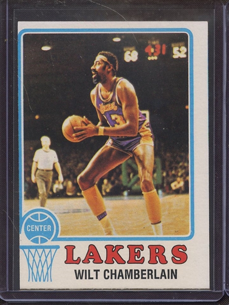 1973 TOPPS 80 WILT CHAMBERLAIN VG