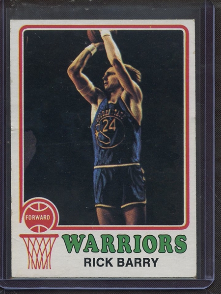 1973 TOPPS 90 RICK BARRY EX
