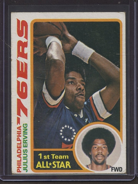 1978 TOPPS 130 JULIUS ERVING VG