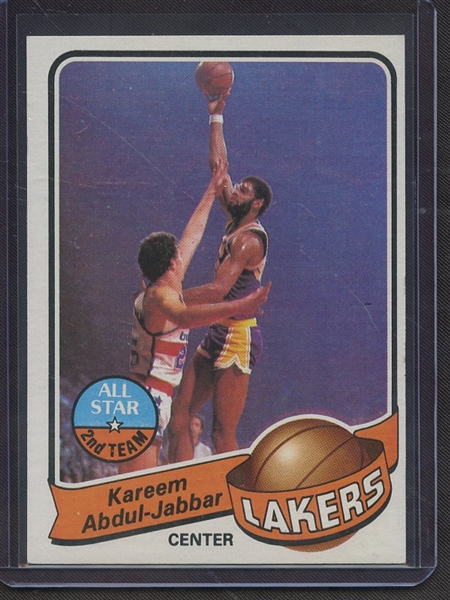 1979 TOPPS 10 KAREEM ABDUL JARRAR EX